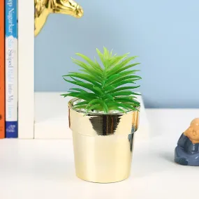 Subtle Succulents Artificial Plant with Ceramic Pot | 6 inches