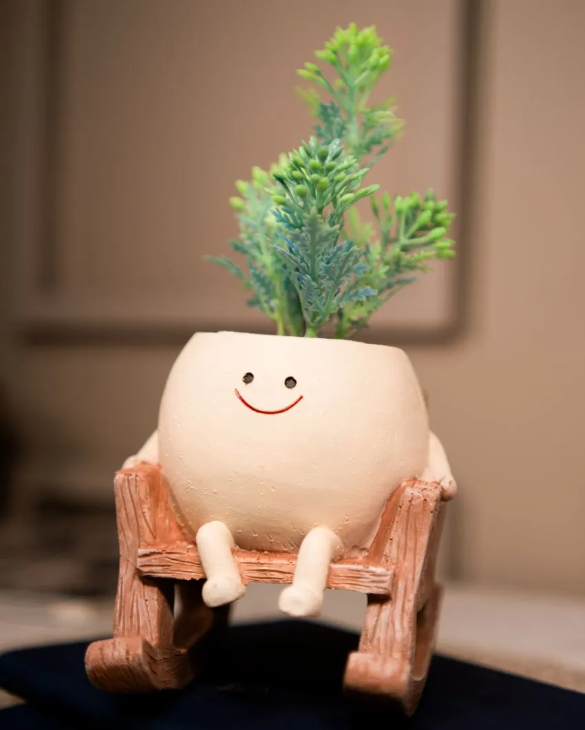 Swing Chair Resin Planter Without Plant | 5 x 6 inches