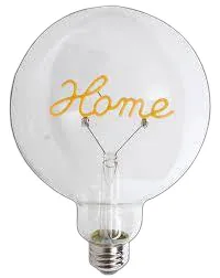 TCP G40 Home Decorative Filament LED Light Bulb, 1W – Available in Base Down and Base Up for Indoor Decor