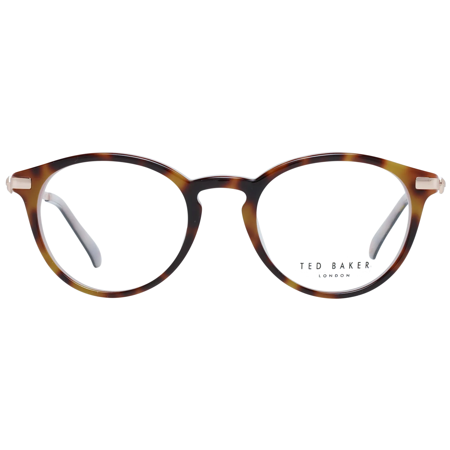 Ted Baker Chic Brown Round Full-Rim Fashion Frames