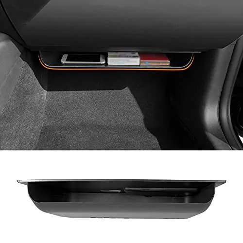 Tesla Model 3 Co-pilot Storage Box Organizer Tray Under Glove Box Secondary Storage Box For Tesla Model 3 Accessories (ABS)