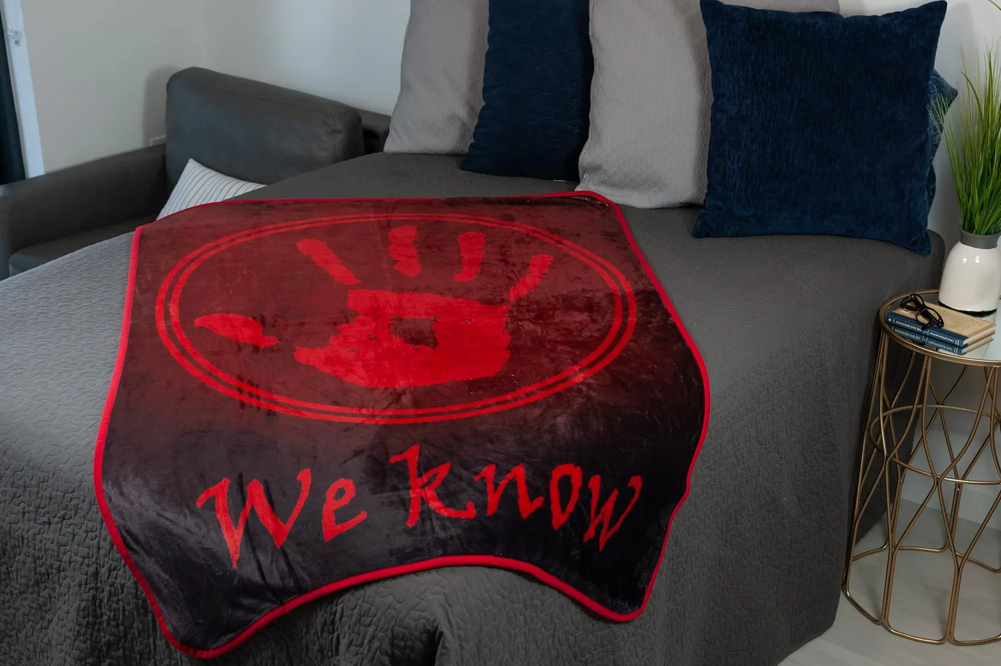 The Elder Scrolls Skyrim Dark Brotherhood Fleece Throw Blanket | 60 x 45 Inches