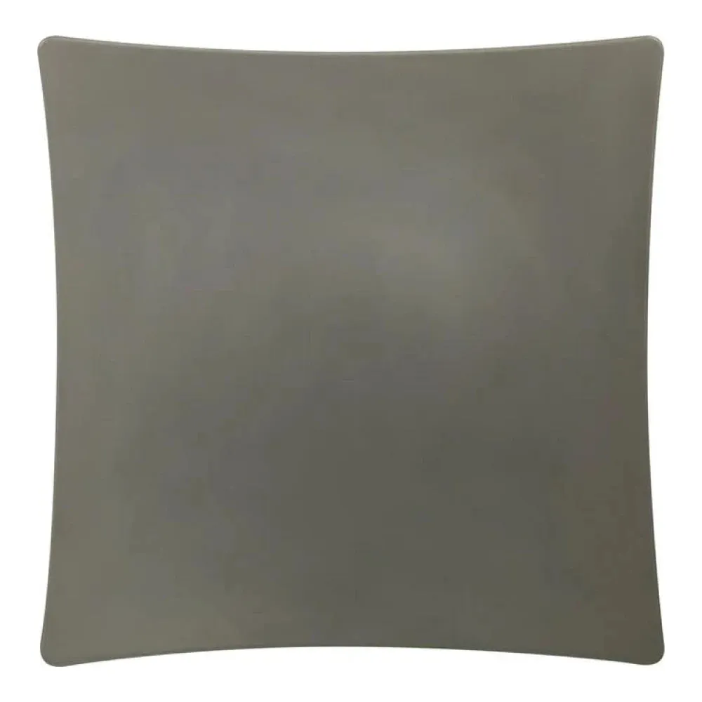 Thunder Group 24010SG Classic Stone Grey 10" x 10" Square Melamine Flare Plate, Pack of 12