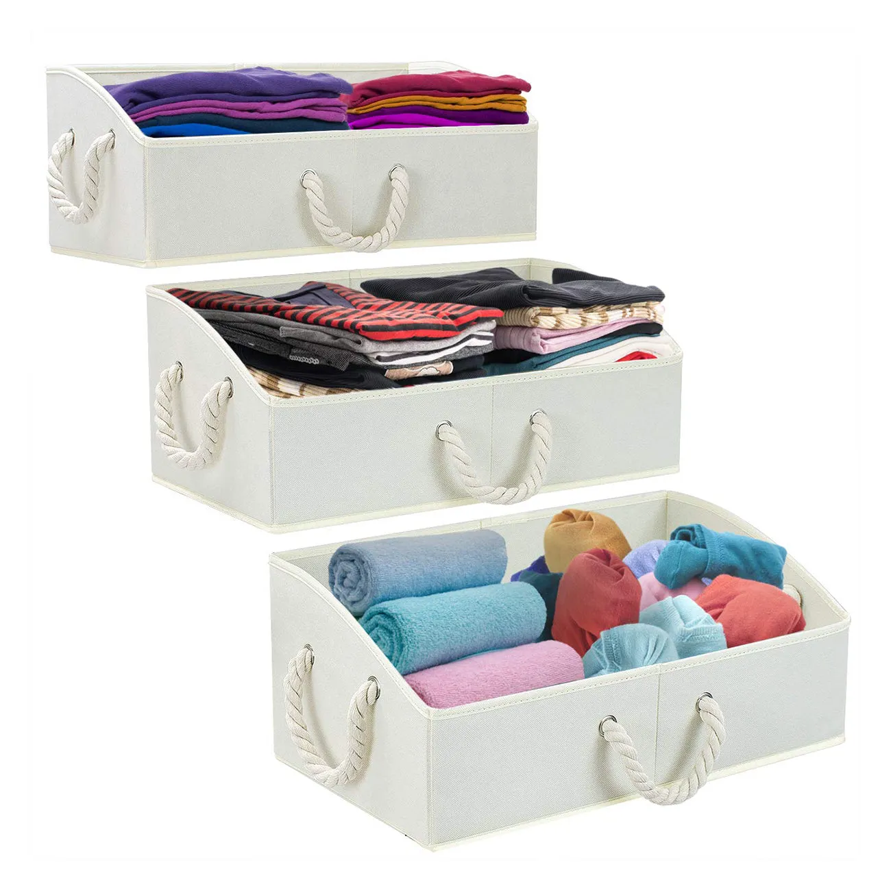 Trapezoid Storage Bins (3 Pack)