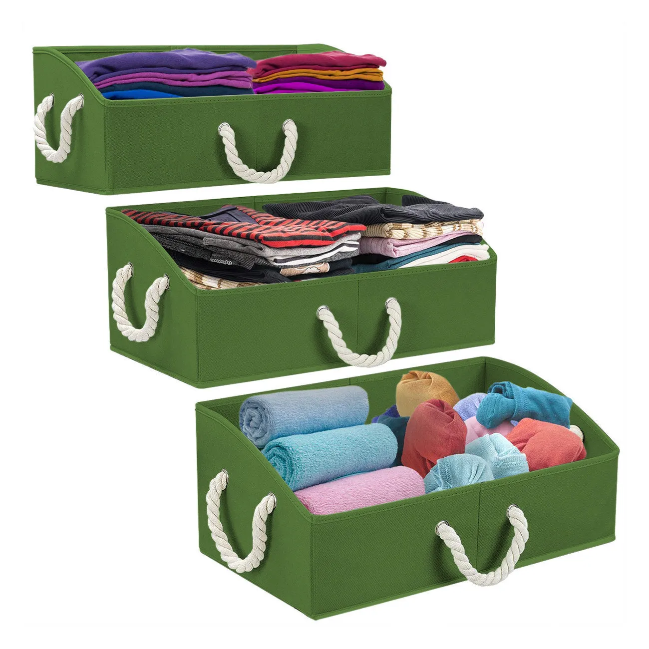 Trapezoid Storage Bins (3 Pack)