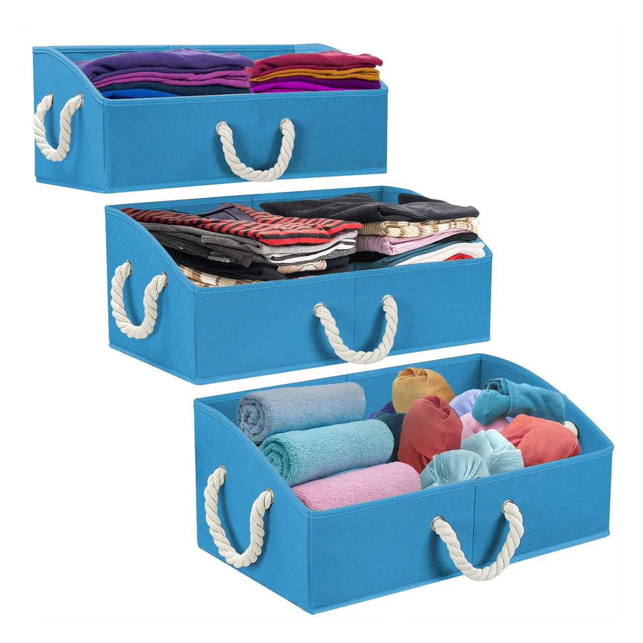 Trapezoid Storage Bins (3 Pack)