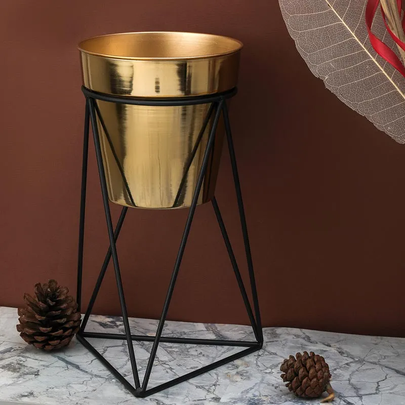 Triad Gold Iron Pot Stand | 6 x 12 Inches