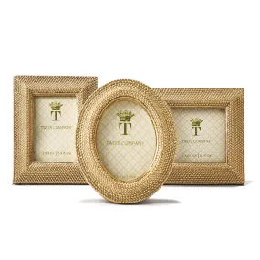 Tuileries Golden Dots Photo Frame | Square