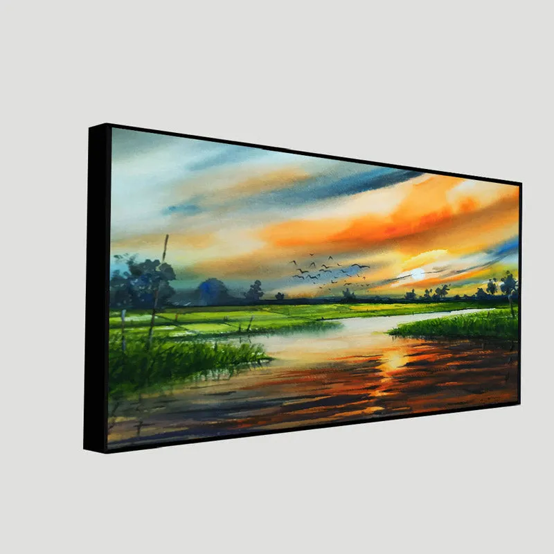 Twilight Scape Wall Painting