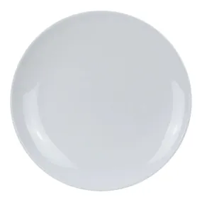 Yanco CO-109 Coupe Pattern Round Plate, 9" Diameter, Melamine, White Color, Pack of 24