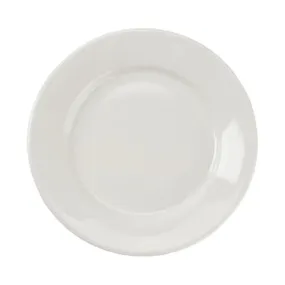 Yanco RE-16 10 1/2" White Recovery Dinner Plate, Pack of 12