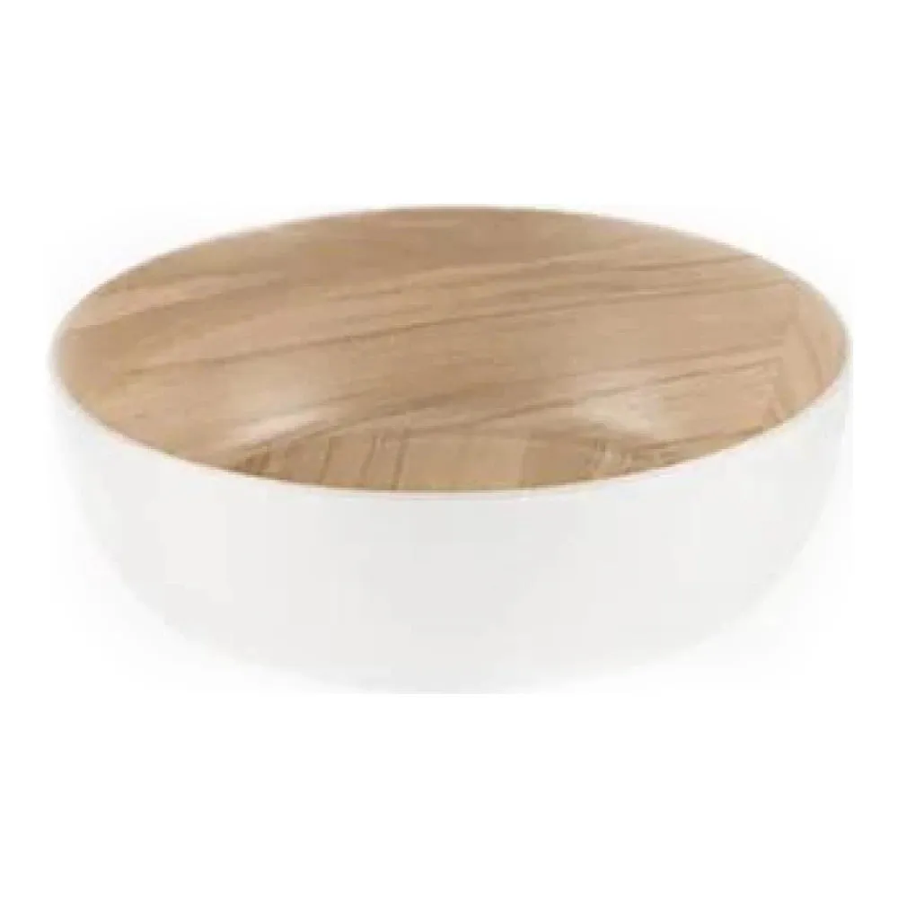 Zicco M2478 Melamine Buffet Roung Bowl White 26.7X7.5cm